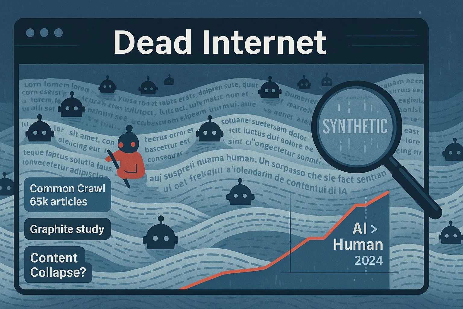 Dead Internet: Il web è davvero popolato più da bot che da umani? Ecco i dati che spaventano.